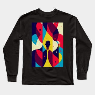 Abstract man Long Sleeve T-Shirt